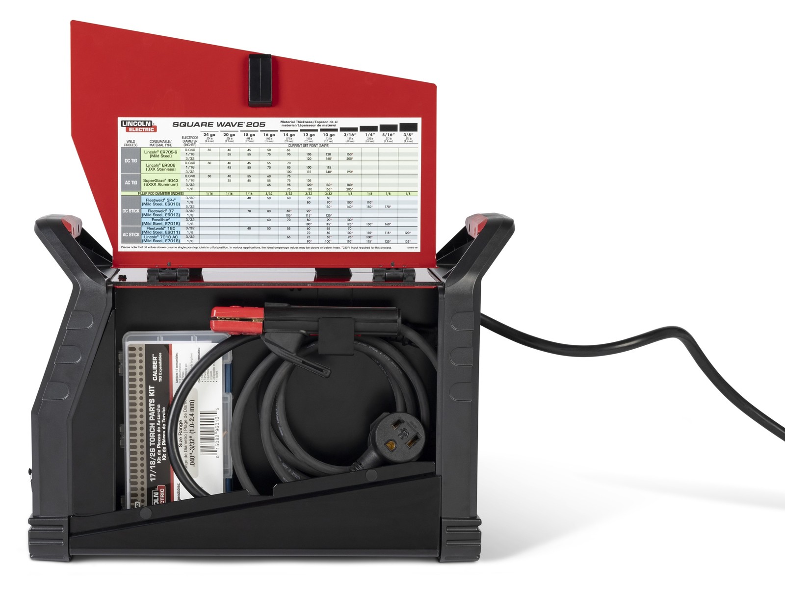 Lincoln Square Wave TIG 205 AC/DC TIG & Stick Welder K5613-1