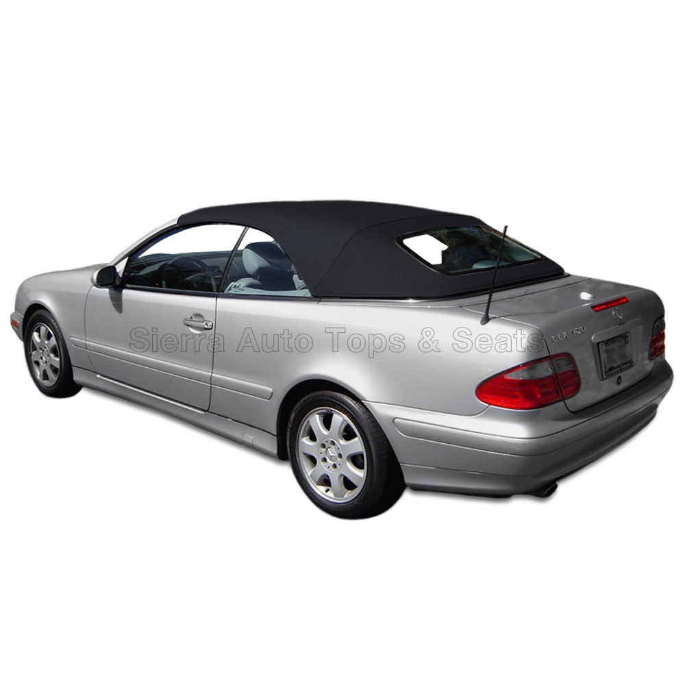 Fits: 1990-2003 Mercedes CLK, Convertible Top, Black Cloth, no Window
