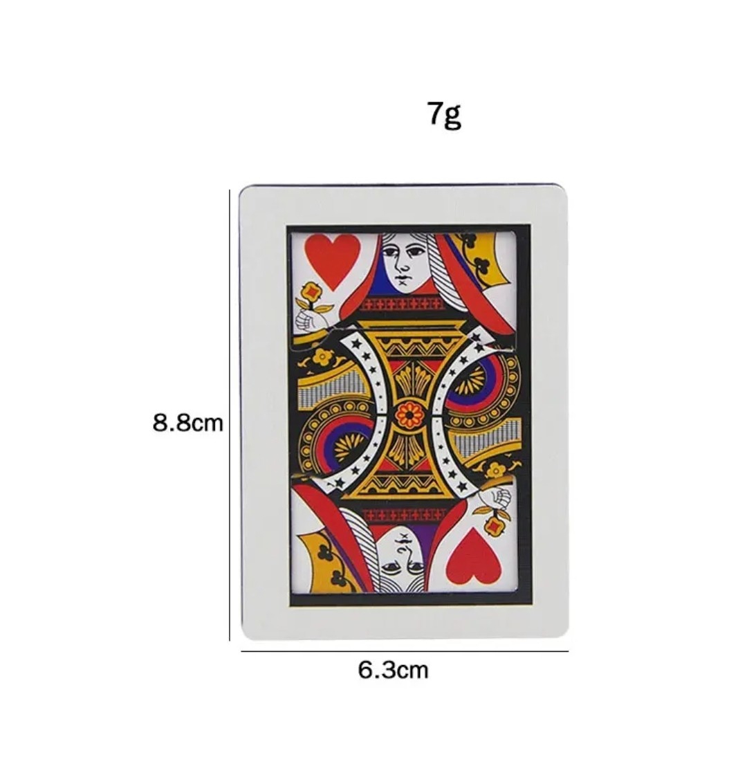 Magic Trick King To Queen Instant Change Stage Prop Gimmick Card MA5