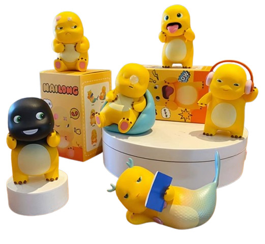 (Box of 6) Milk Dragon Nailong Collection LARGE Figure Toy Blind Box (6 Styles)