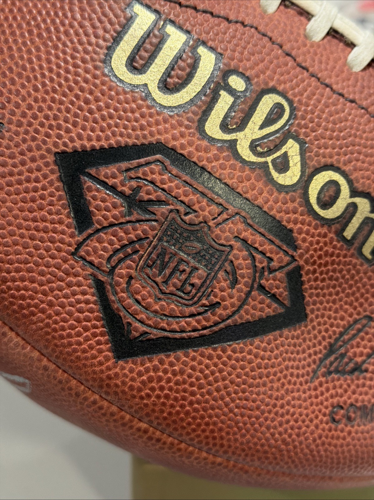 Mark Brunell GAME USED & Autographed NFL Football 1994 75th Anniv 1st Career TD