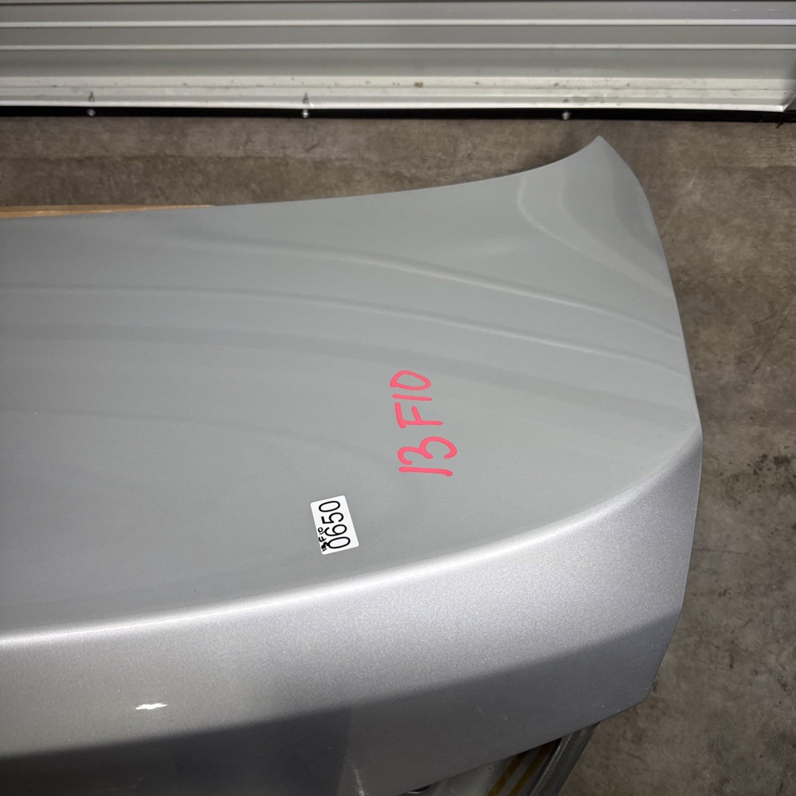 09-17 BMW F10 F18 Rear Trunk Lid Shell Panel Silver OEM