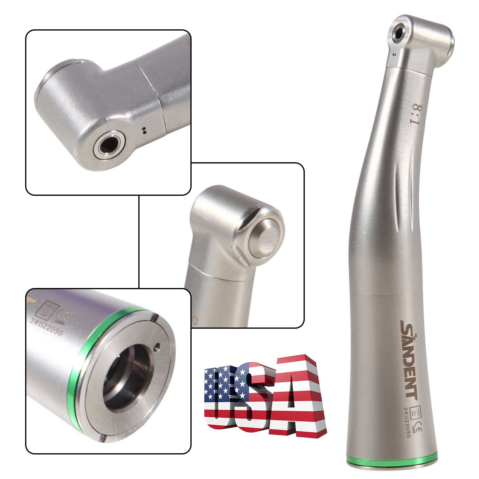 Dental 8:1 Endo Handpiece Endodontic Contra Angle Mini Attachement SybronEndo ty