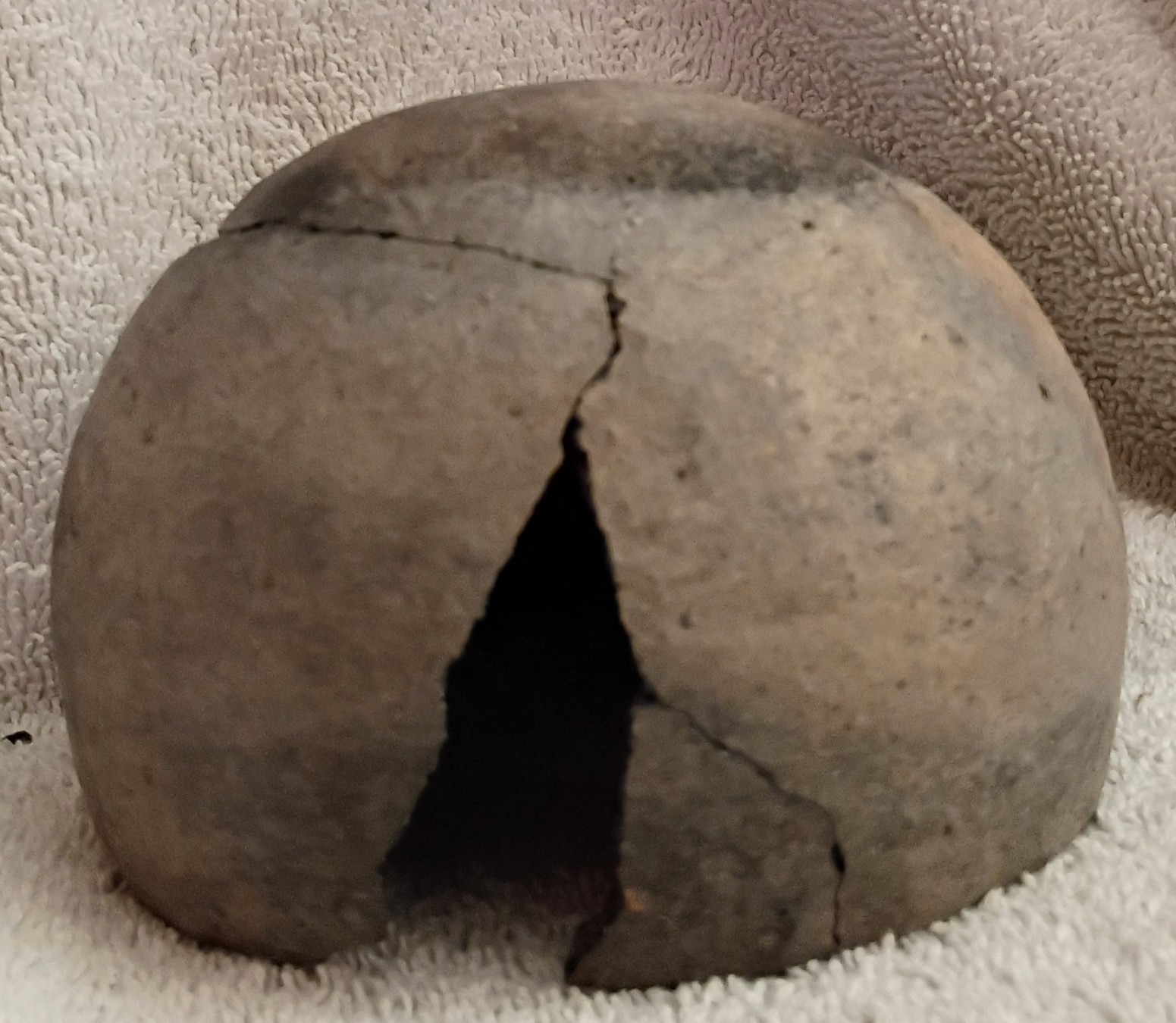 Great Antique Ancestral Pueblo Red Ware Pottery Bowl