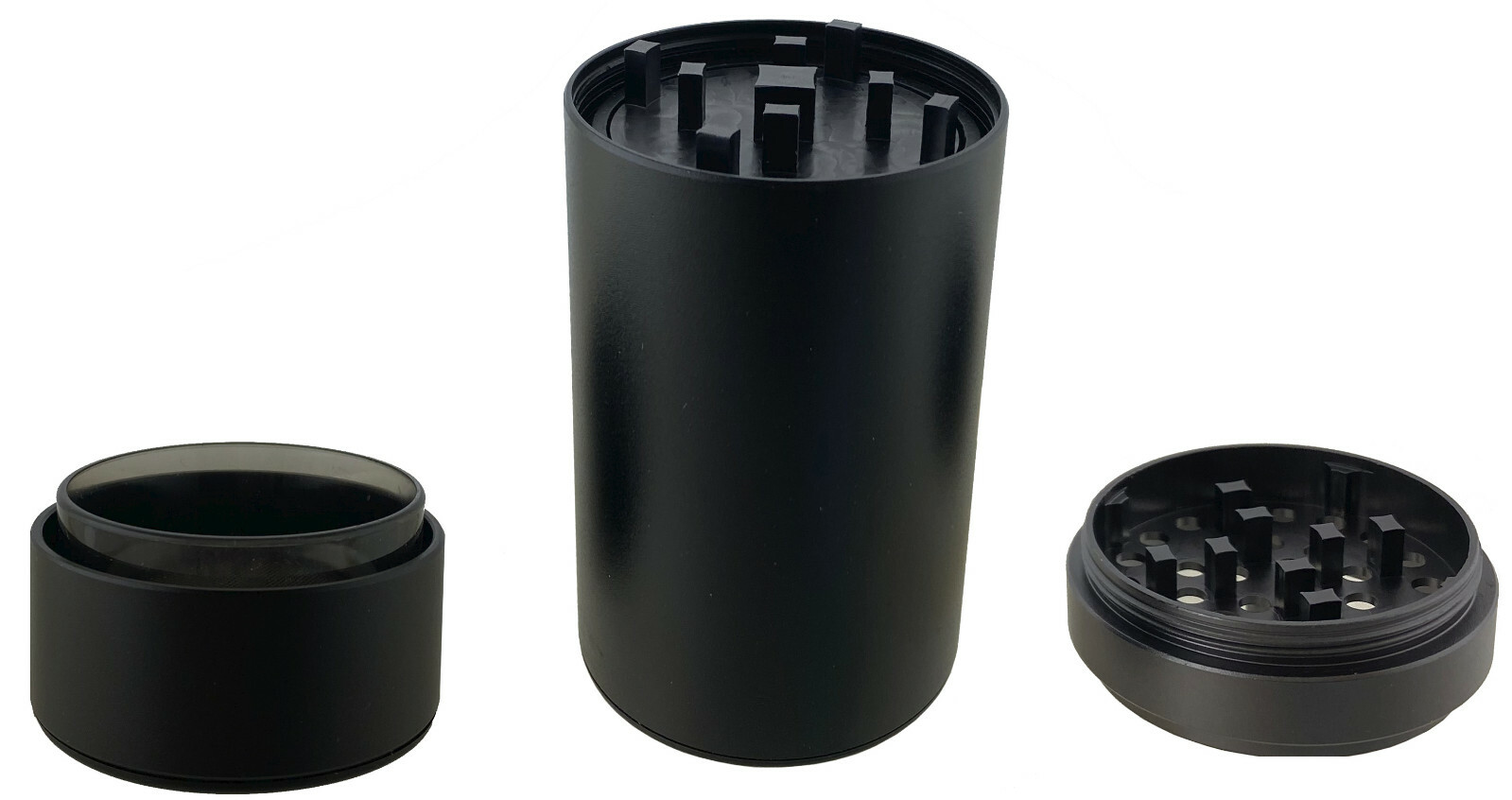 Electrical Metal Grinder Automatic Tobacco Herb Crusher Black *USA SELLER