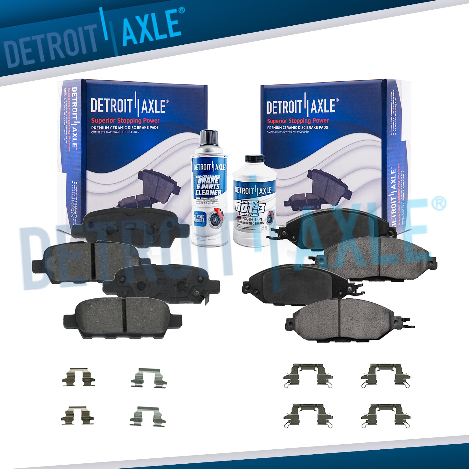 Front Rear Ceramic Brake Pads for Infiniti JX35 QX60 Nissan Murano Pathfinder