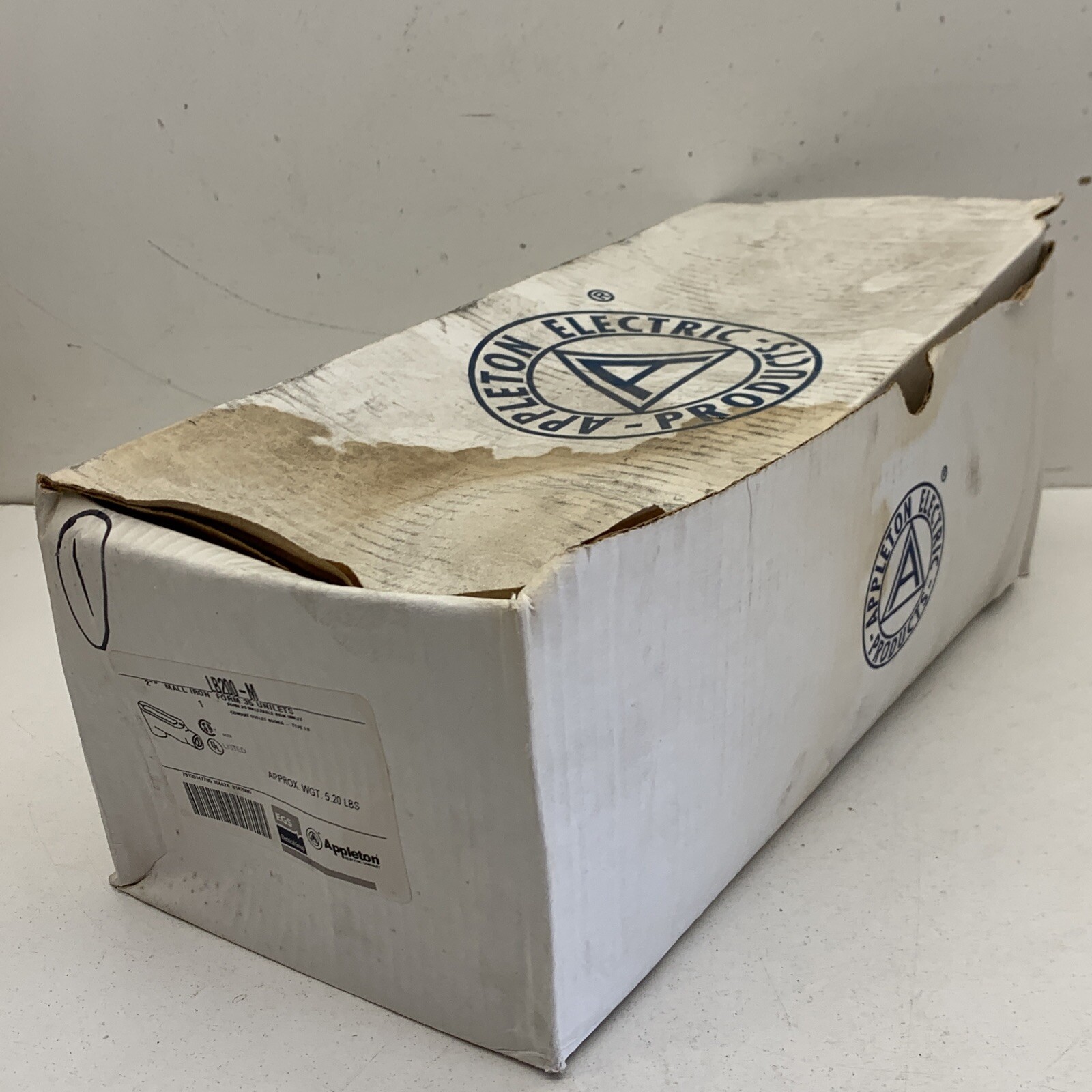 Appleton LB200-M Malleable Iron LB Conduit Outlet Body 2" (No cover or gasket)