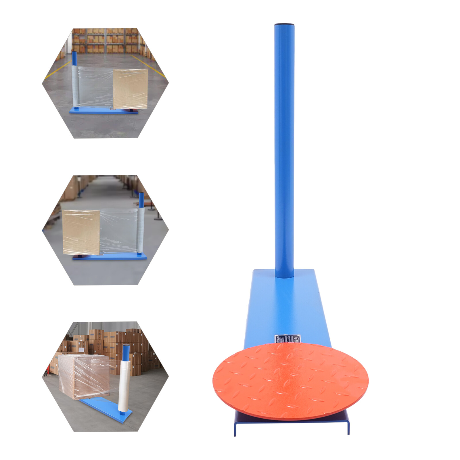 Manual Handle Stretch Film Wrapping Dispenser Tool Pallet Packing Machine