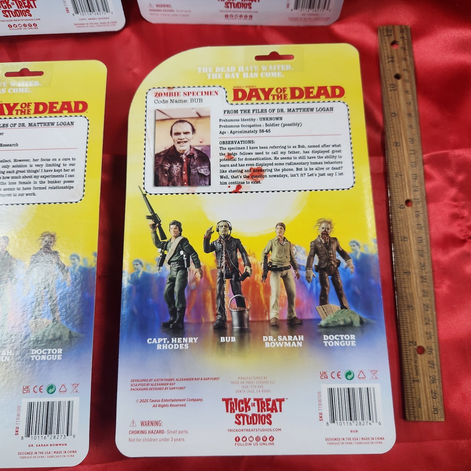 Set of 4 - Day of the Dead Figures - Trick or Treat Studios - IN STOCK