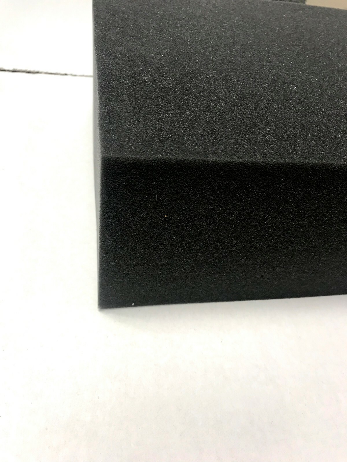 2 Firm High Density Charcoal Foam Blocks for Packing Shipping 12" x 9.5" x 4.5"