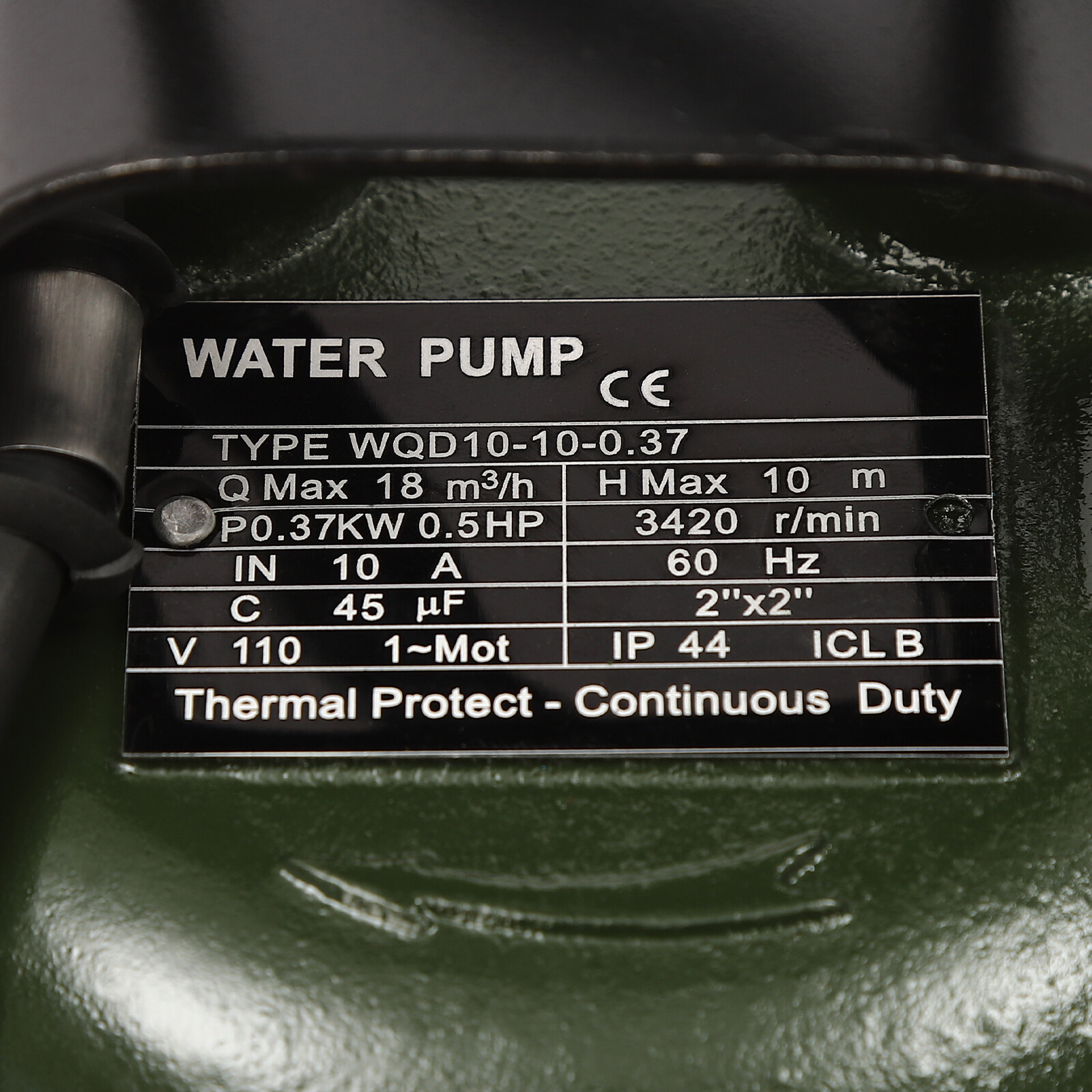 Sewage/Effluent Pump Ejector Pump 0.5HP Submersible Basement Sewer Pump Sump NEW