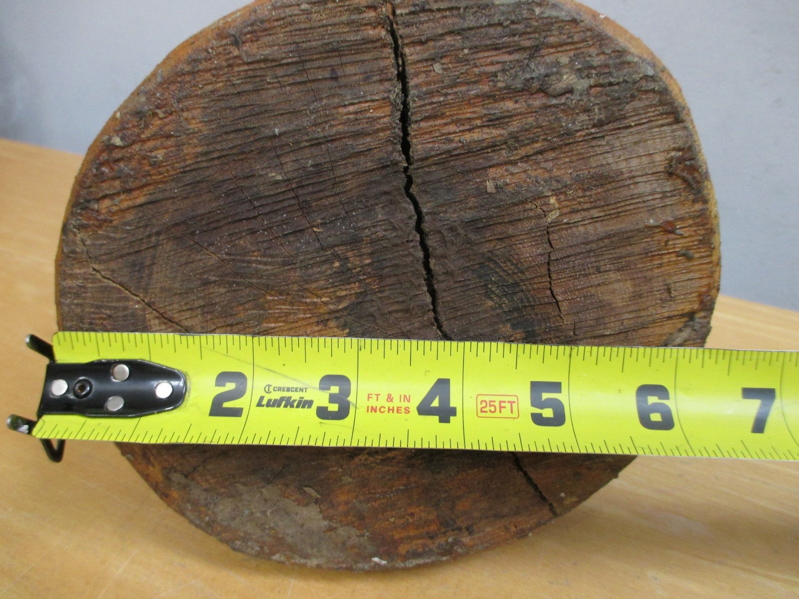 Hand Made 10.5” Wooden Hat Mold Form Shaper Mushroom