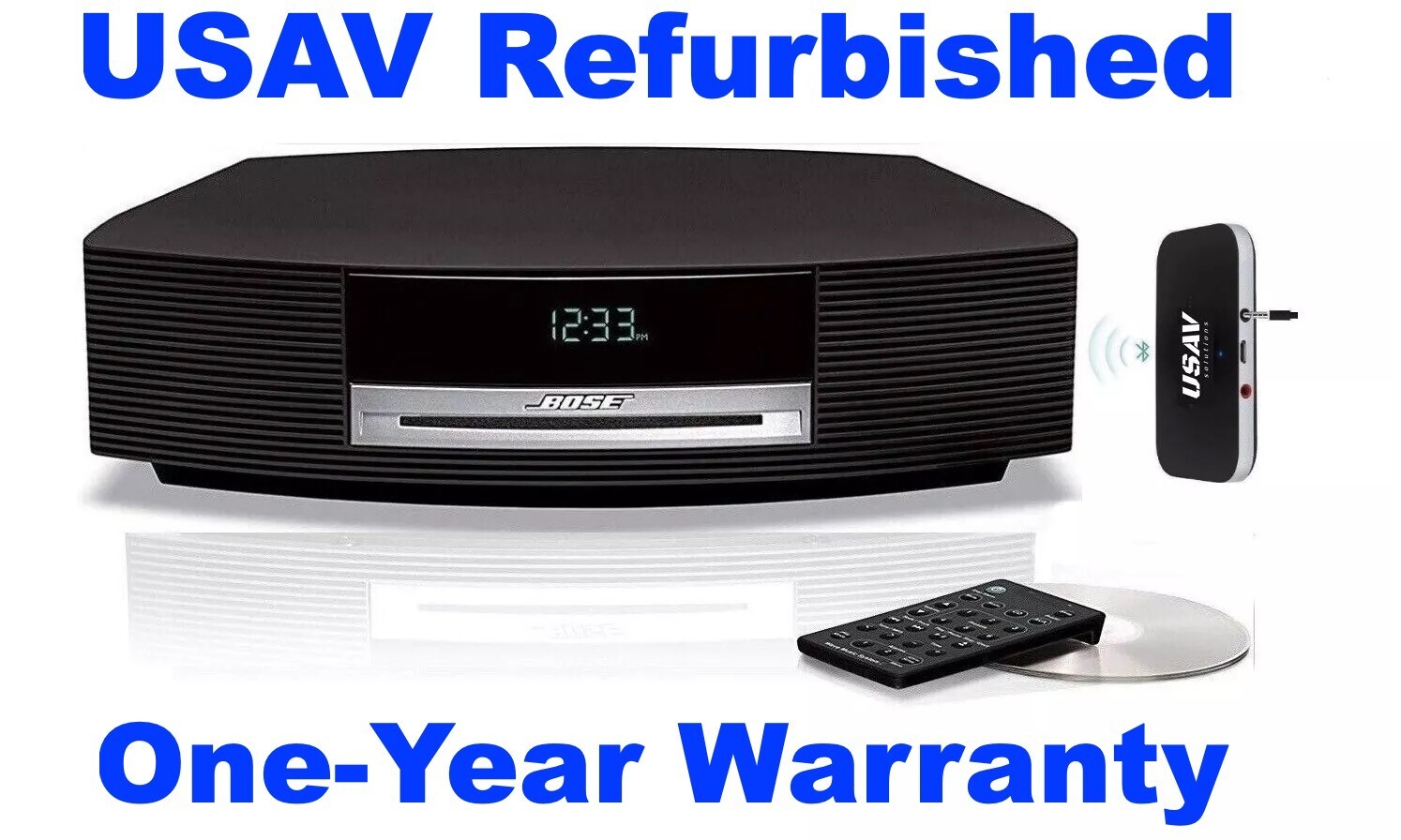 Fully Refurbished Bose Wave Music System CD Player AM/FM Radio Bluetooth AWRCC1
