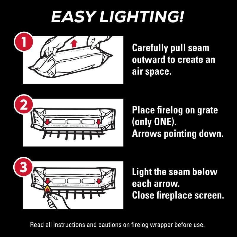 Ultra Premium Firelogs 4.5 lb 6-Pack 3 Hour Burn Eco-Friendly Fireplace Logs New