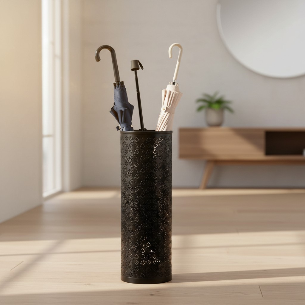 Versatile Free Standing Umbrella Stand - Perfect for Canes and Walking Sticks