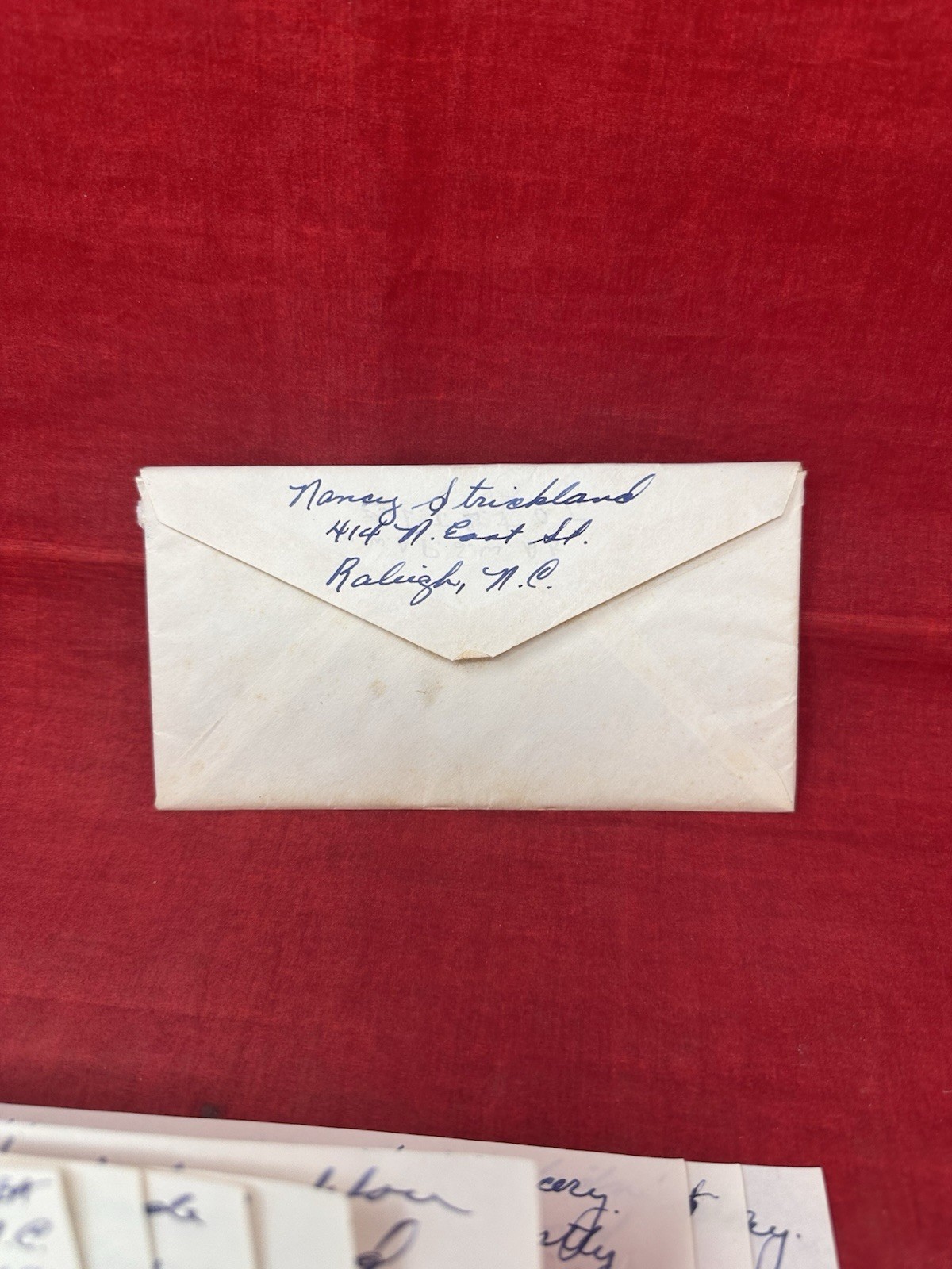 Cursive Handwritten 1948 Love Letter 8 Pages Ephemera Movie Prop Vintage July 6