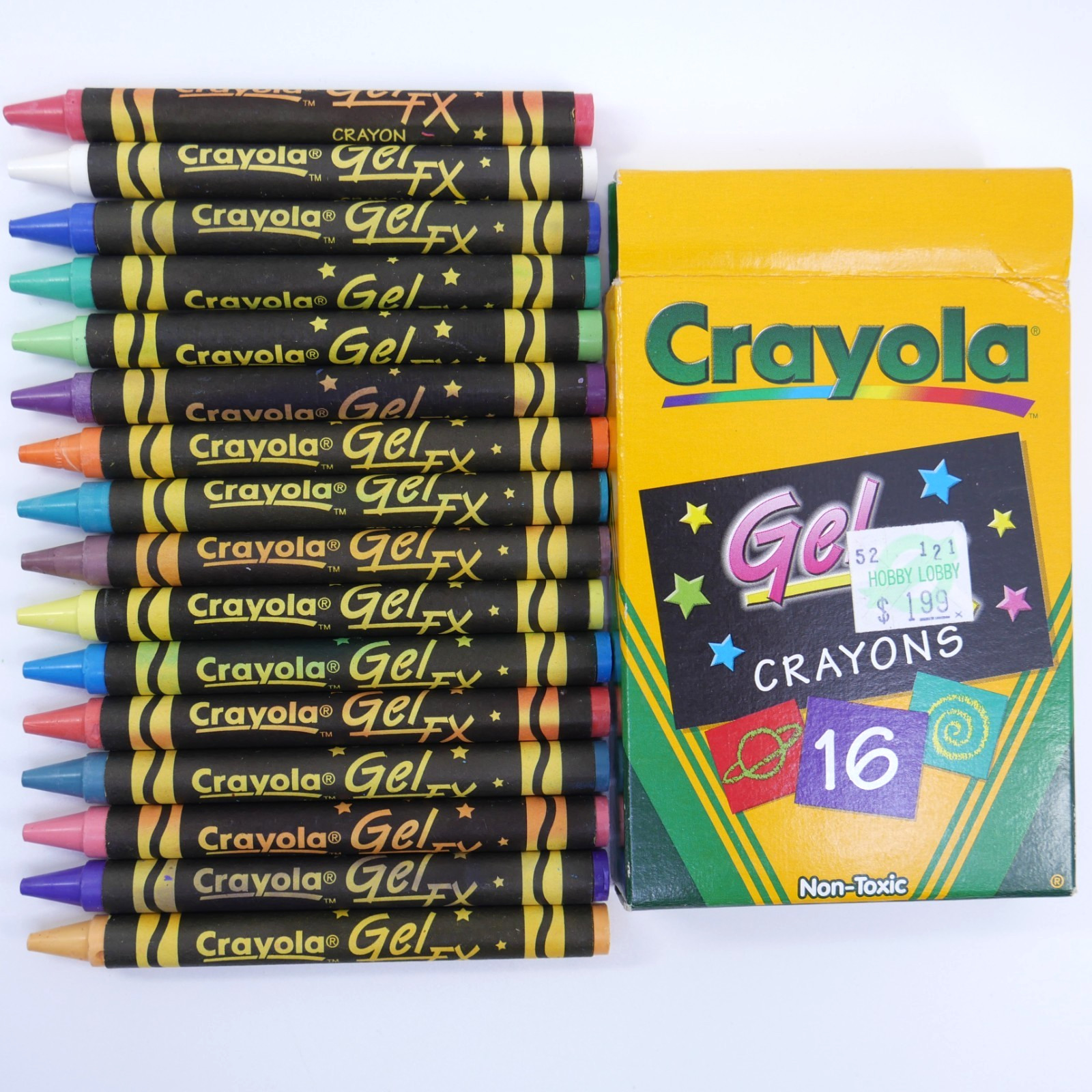 Crayola Crayons Gel Fx 16 New in box 2001