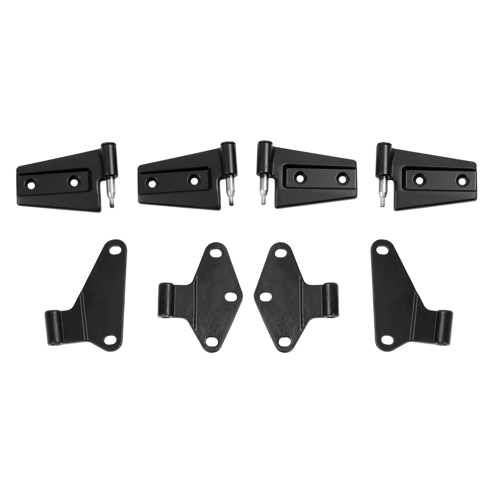 Body Door Hinges Replacement Steel Kit For 2007-2018 Jeep Wrangler JK Set of 8