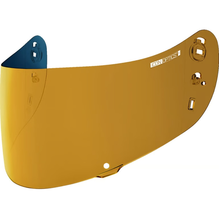 Icon Optic Shield - 25K Gold Motorcycle Street Bike 0130-1352