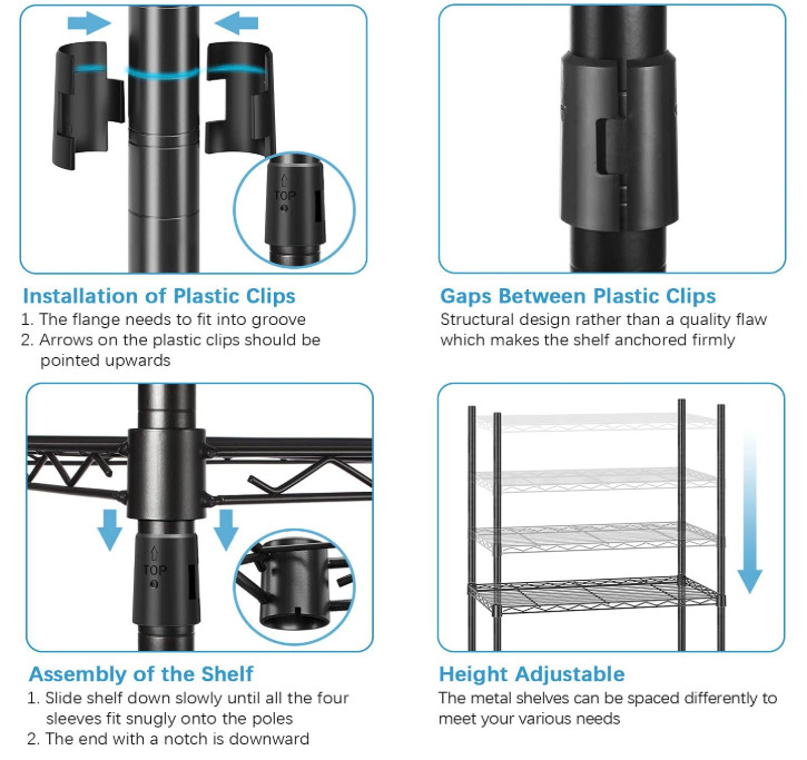 Perchero portátil de alta resistencia con funda negra, armario independiente aju
