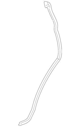 OEM NEW 10-17 GM Chevrolet Side Door Lower Rear Auxiliary Sealing Strip 20998459