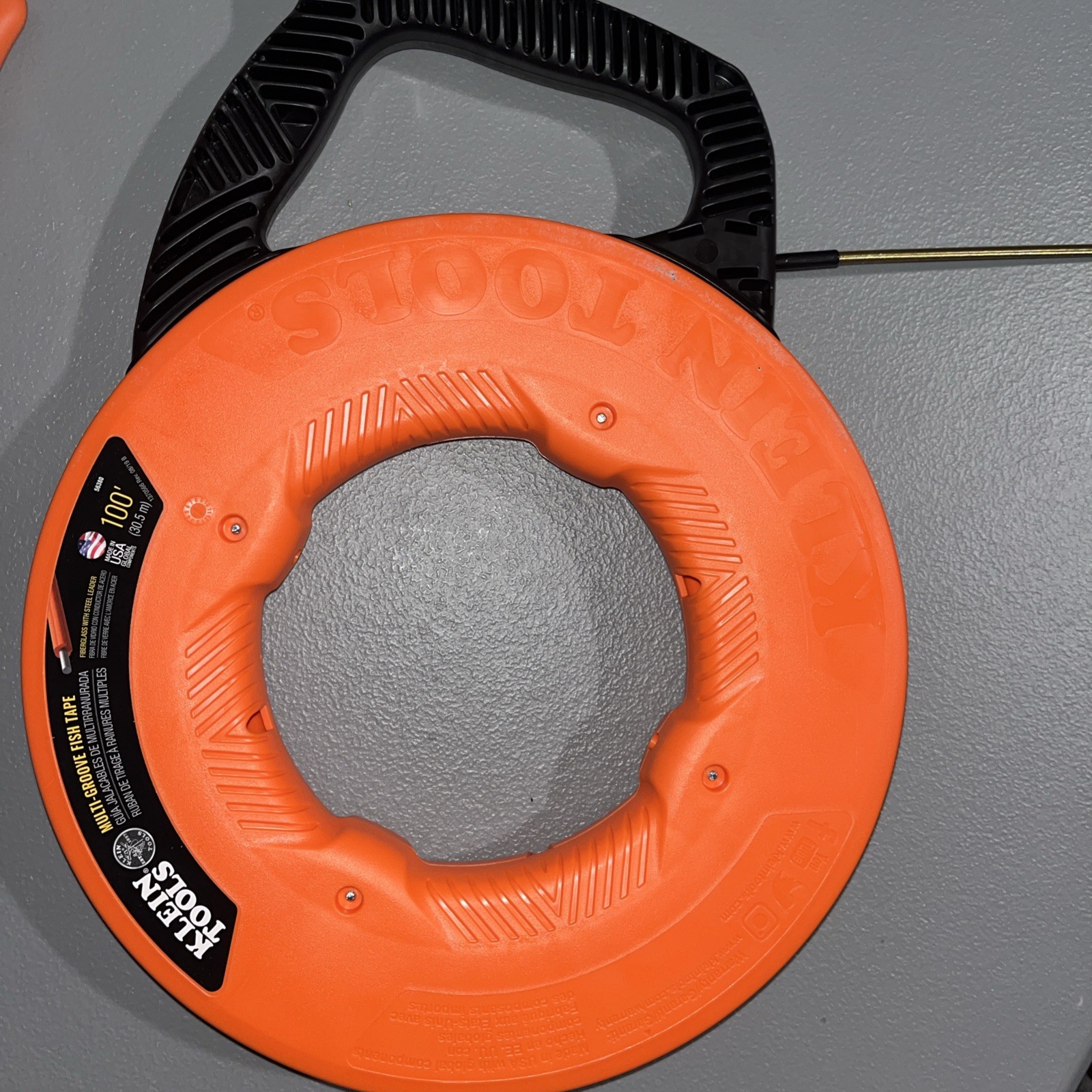 Klein Tools 56380 Electrical Fish Tape Wire Puller Steel Leader 100ft NEW