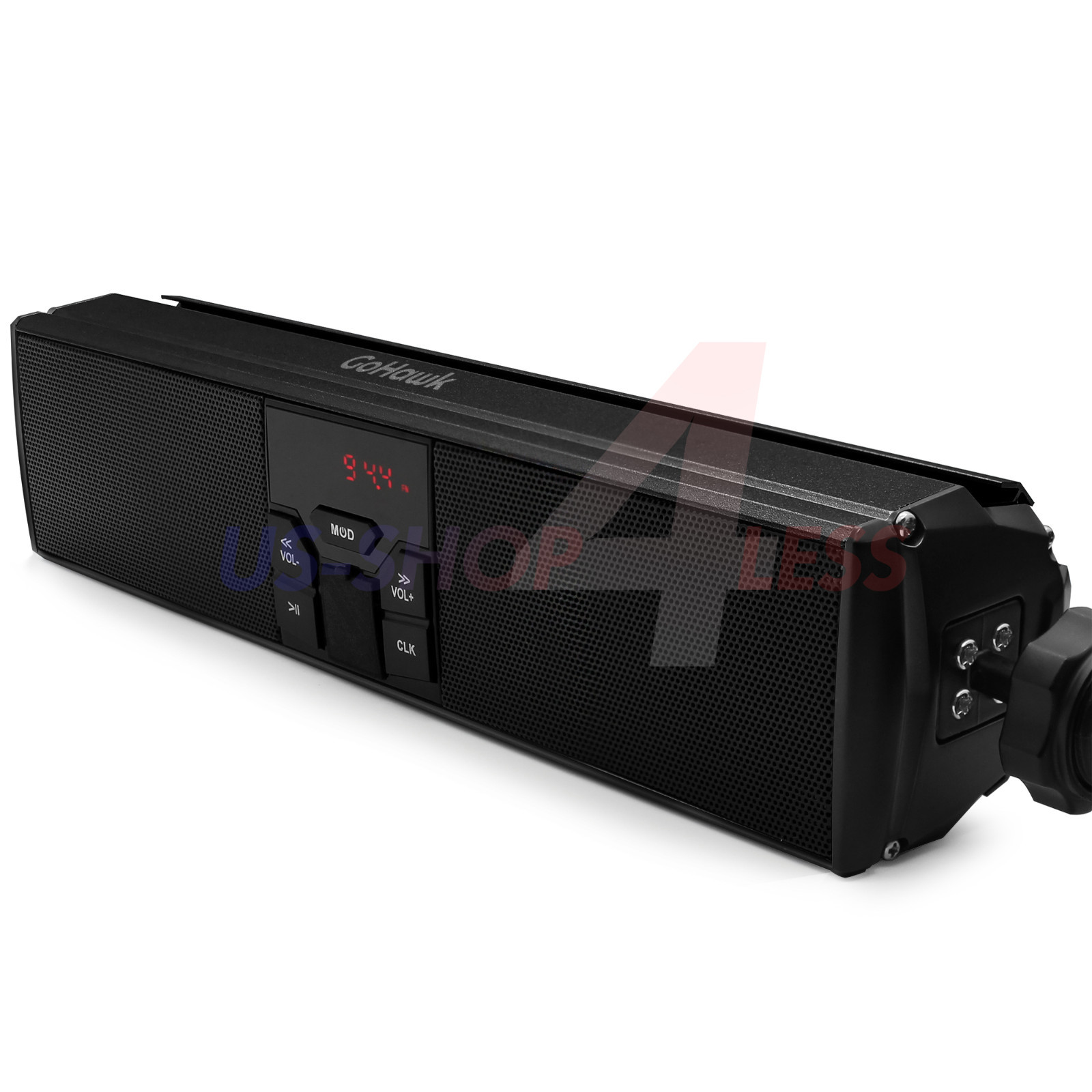 Handlebar Bluetooth Motorcycle Stereo Speakers Audio System MP3 ATV UTV 4Wheeler