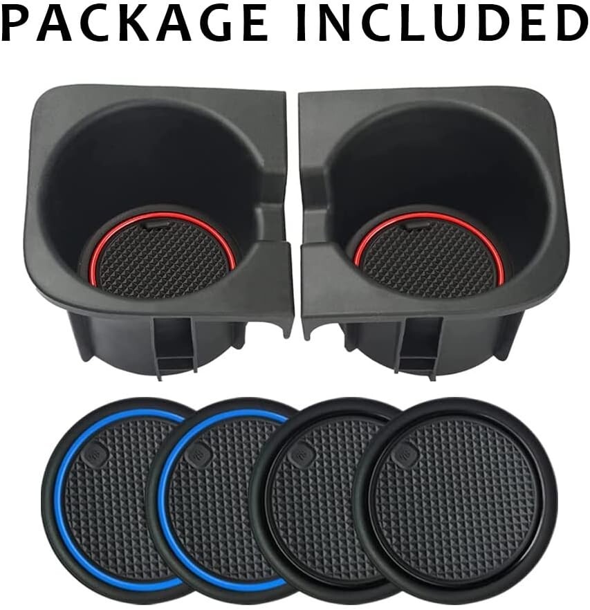 AOTEMILK Cup Holder Inserts Replacement for Toyota Tacoma 2005-2017 Accessories