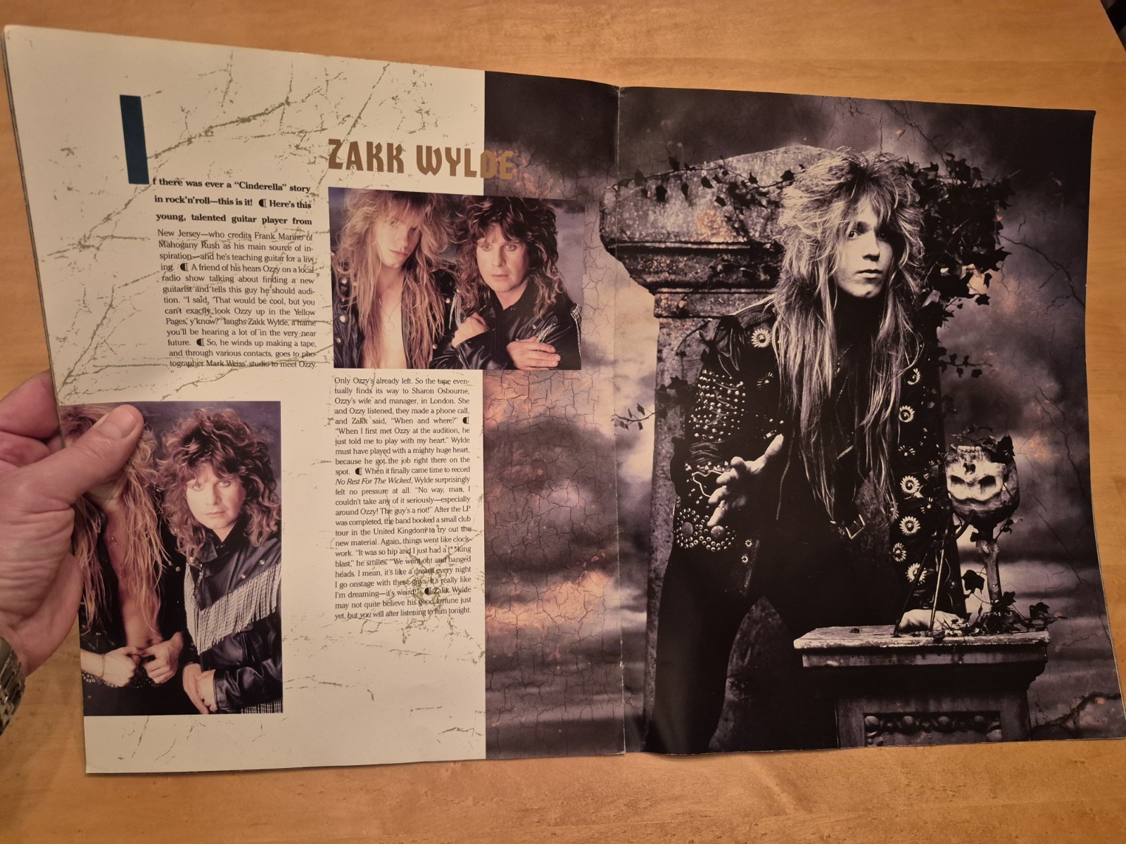 Ozzy Osbourne No Rest For The Wicked Vintage Tour Program