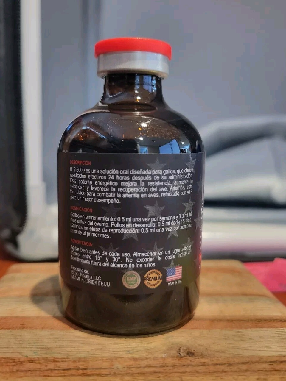 B12 6000 20ml (Para Gallos) exp 02/28