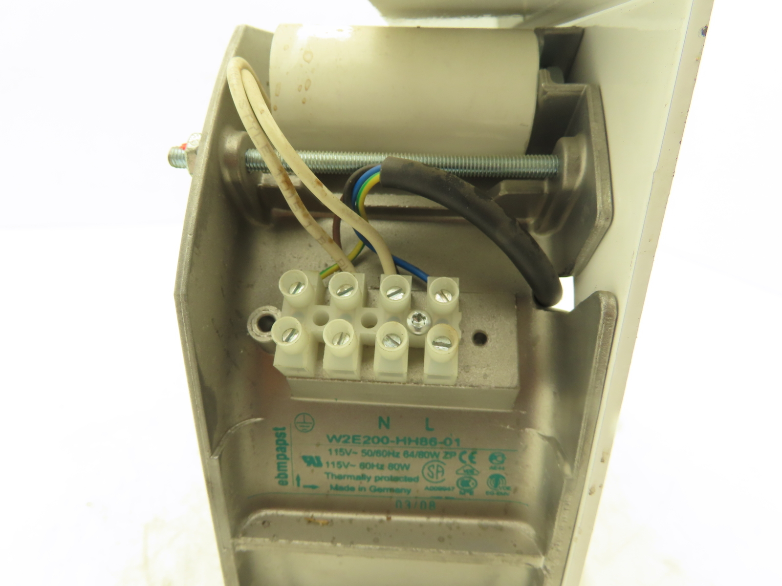 Ebmpapst W2E200-HH86-01 Exhaust Fan 8" 115V 1PH With Bracket