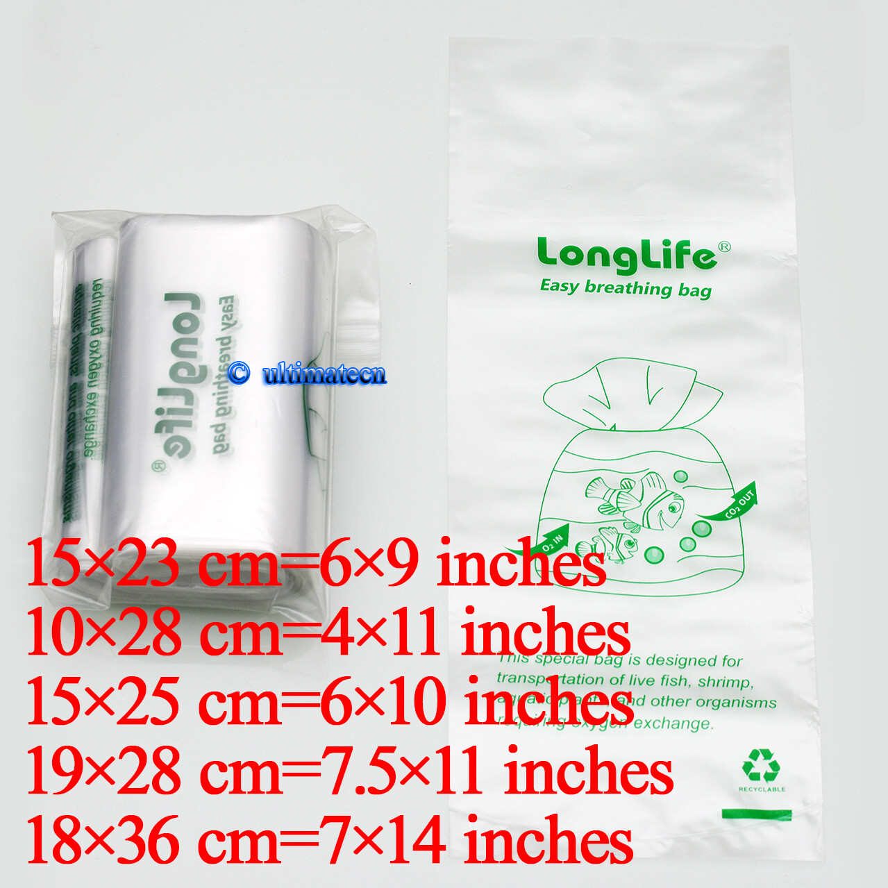50/ 100 pcs - LongLife Aquarium Breathing Bags ~Kordon breather Substitute