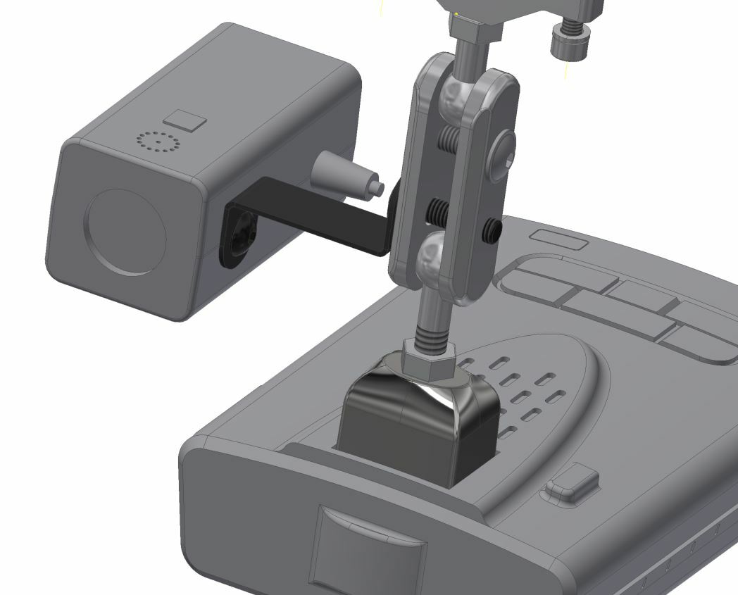 Escort / Cobra M1 & M2 Dash Camera Bracket Kit (M1)