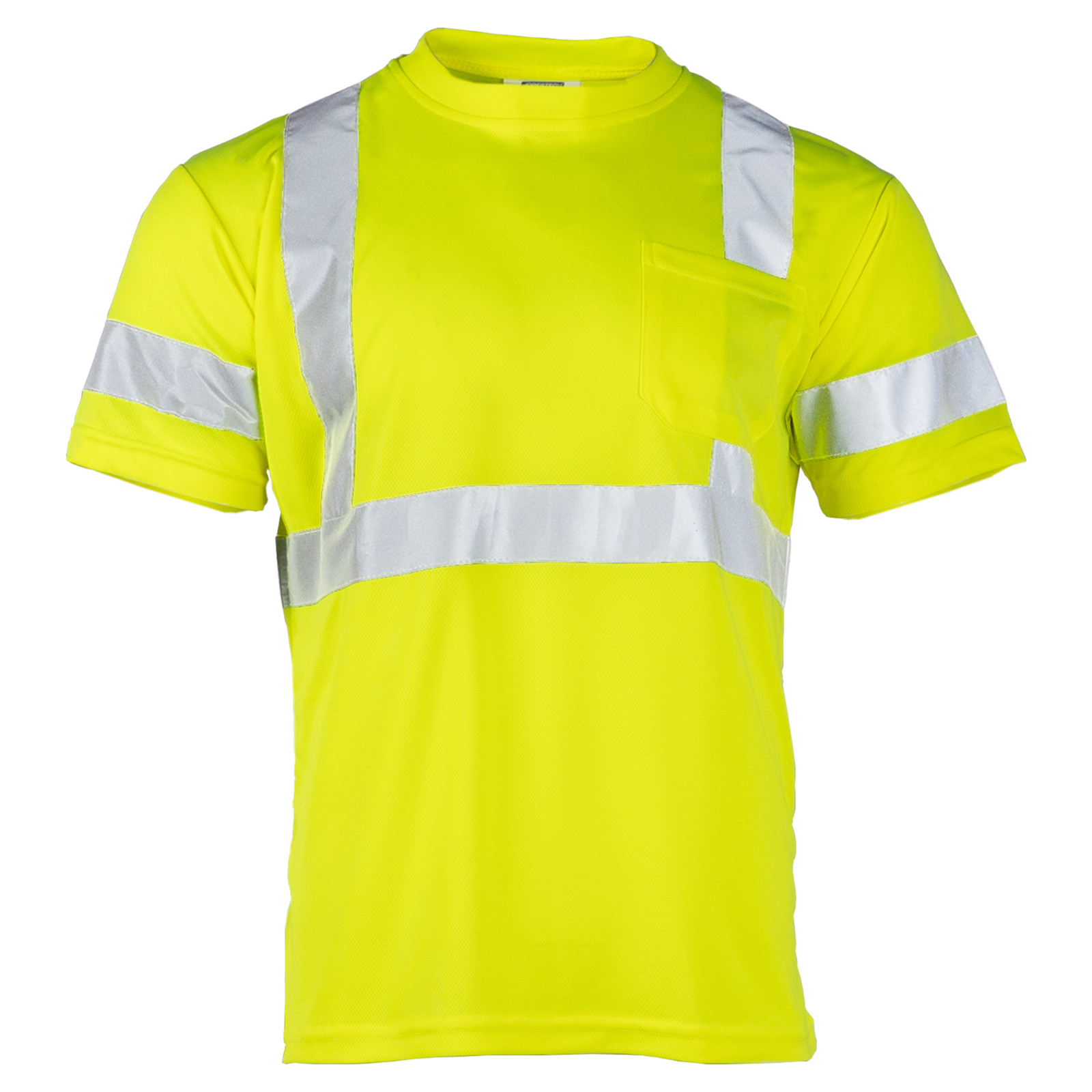 ANSI Class 3 Hi Vis T-Shirt Reflective Safety Short Sleeve