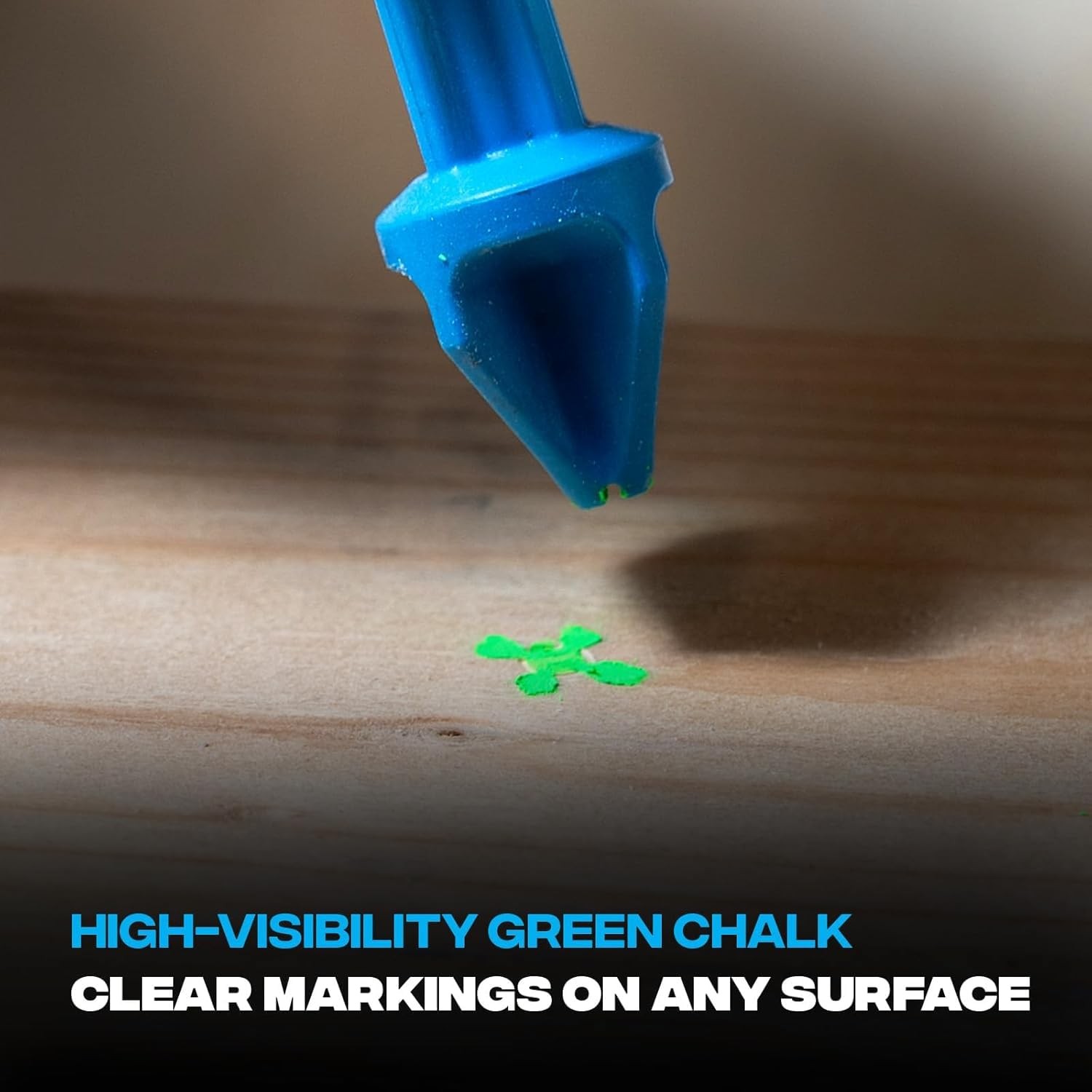 OX Tools Tuff Shot Deep Hole Marker Chalk Powder Spray 250 Bursts Green