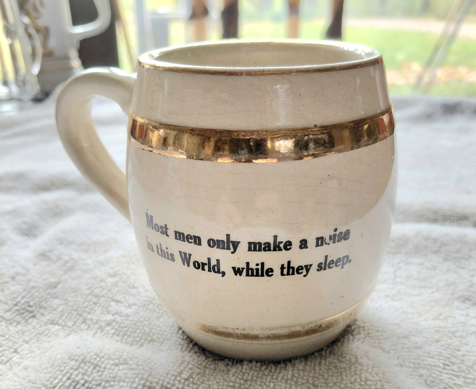 Royal Beer Vintage Stoneware Advertising Mug, Kansas City, Missouri