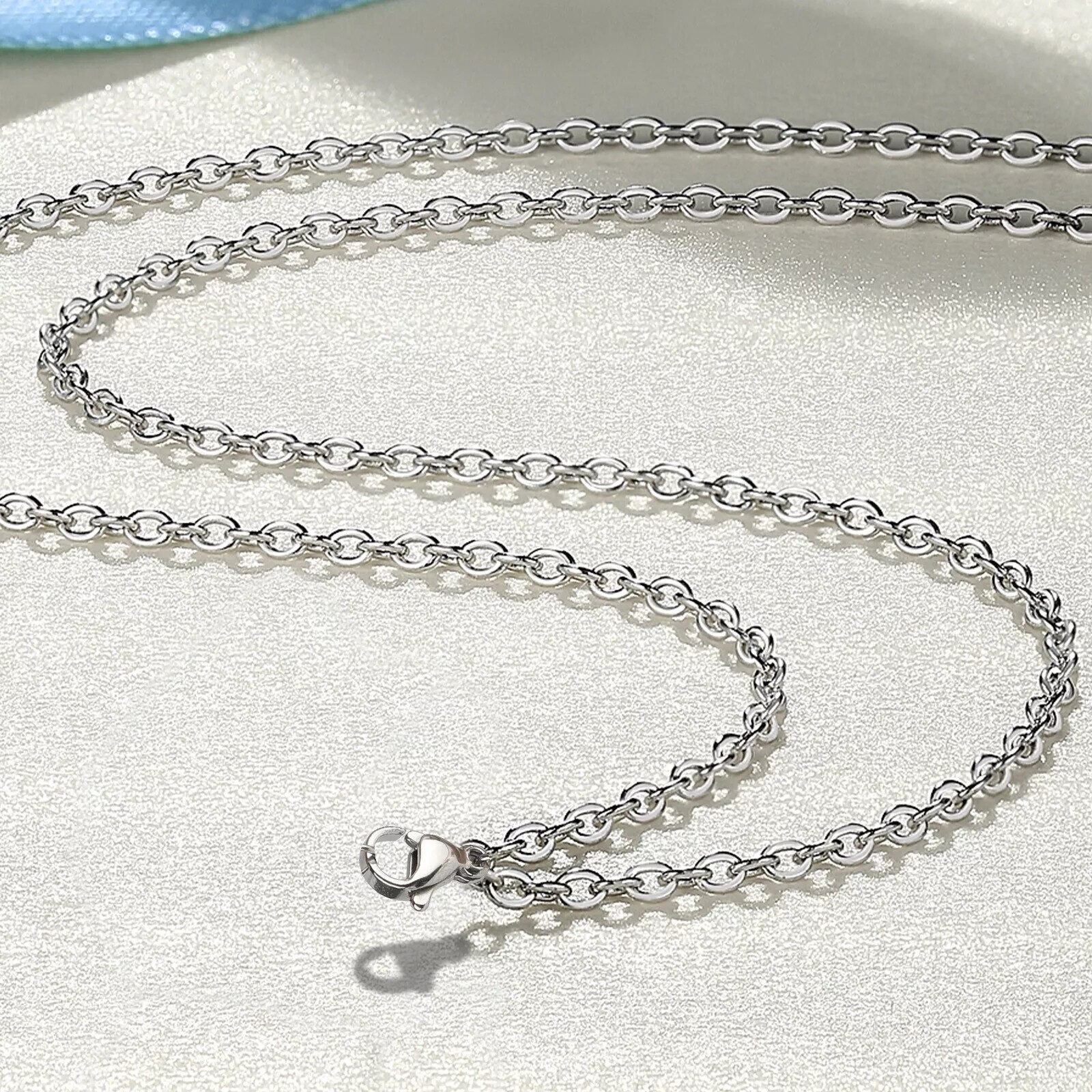 Lot of Wholesale Stainless Steel Silver Tone Necklace for DIY Jewelry Chains USA
