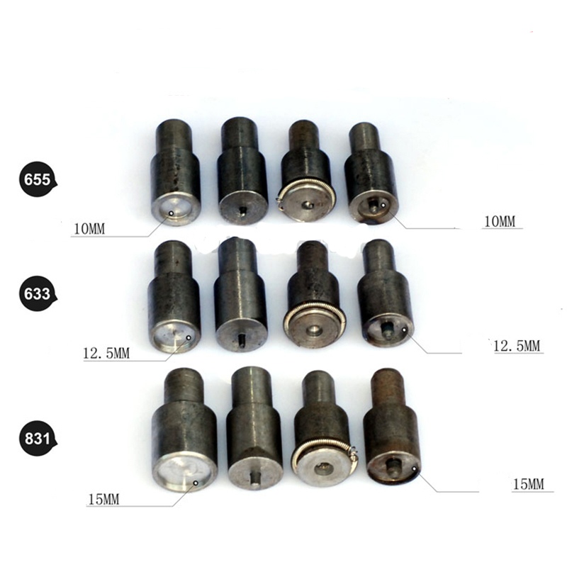 831 633 665 Snap Pressing Machine Snap On Tool Various Dies Sets Snap Fasteners