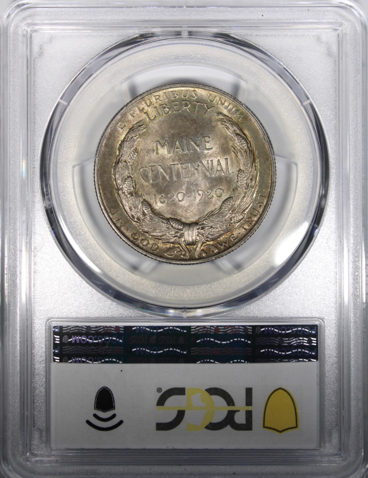 1920 Maine Commemorative Half Dollar PCGS MS63 Toned
