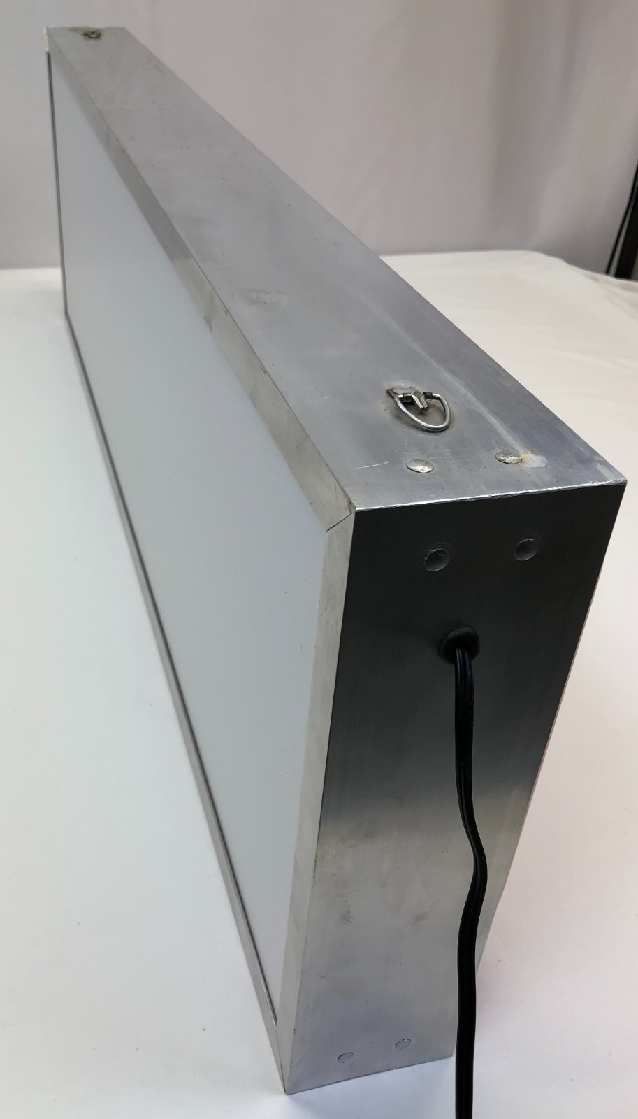 General Tire GT Lighted Tire Dealer Sign White RED Letters Single Sided Hanging