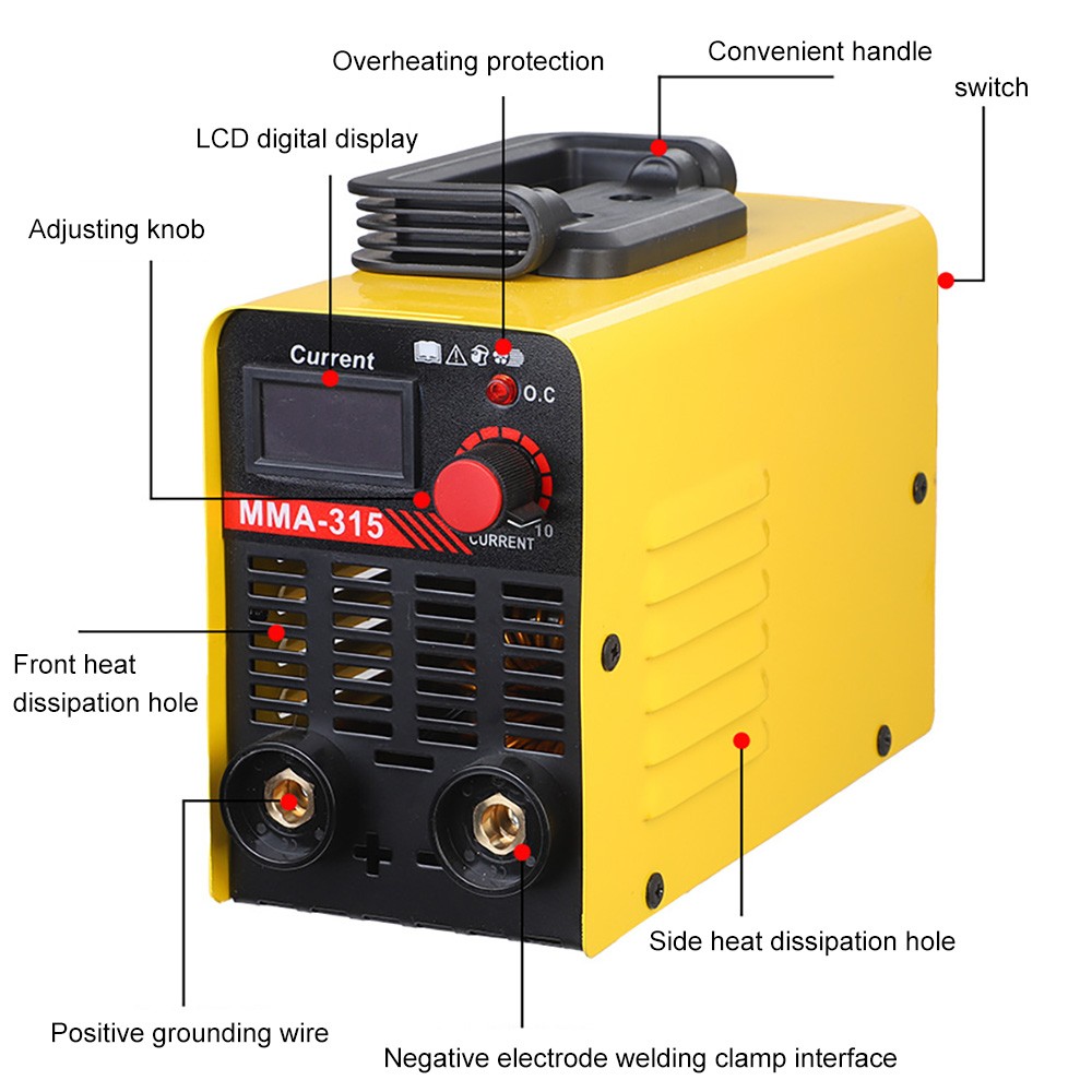 300A Stick Welder, 110V Portable ARC Welding Machine with Digital Display & IGBT