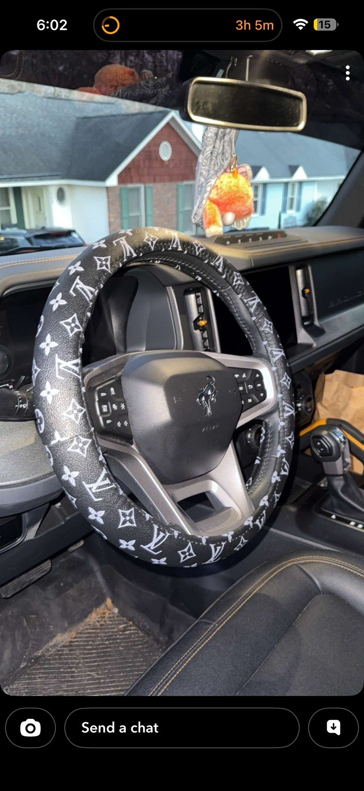 Steering Wheel Covers L V ((LAST ONE BROWN))