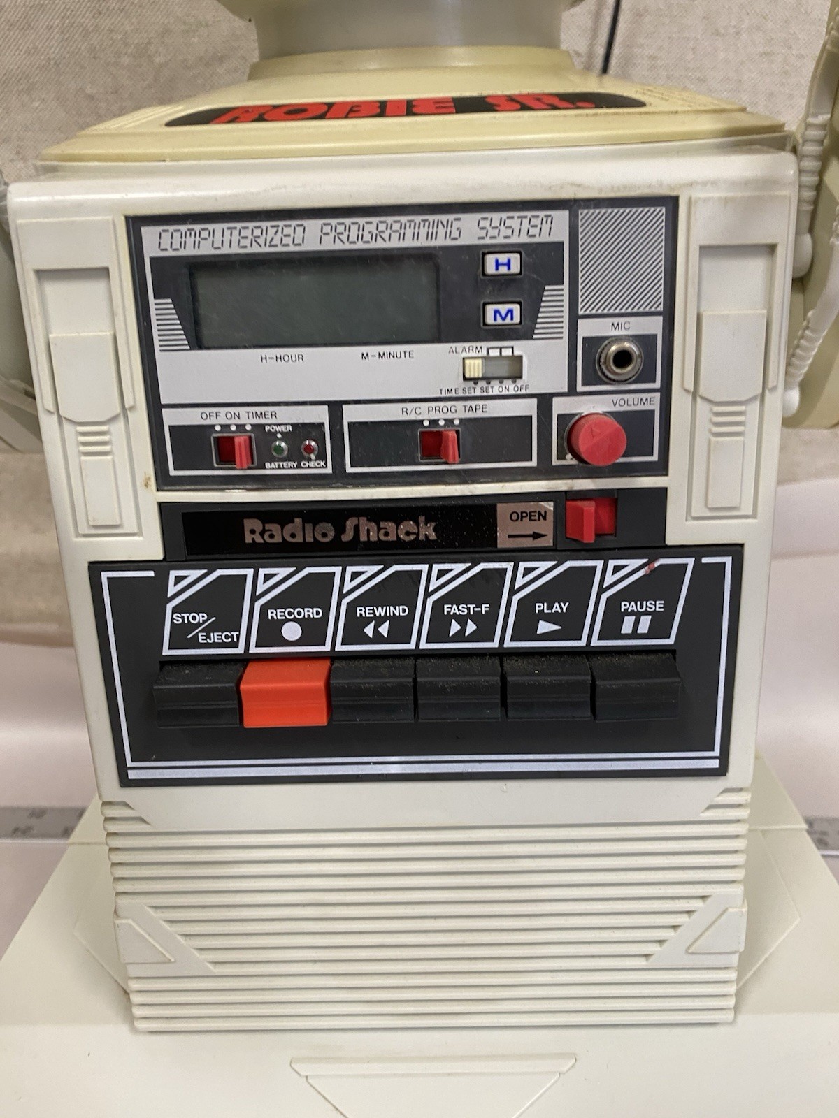 Robie Sr. RX Radio Shack Robot Collectable, UNTESTED No Remote