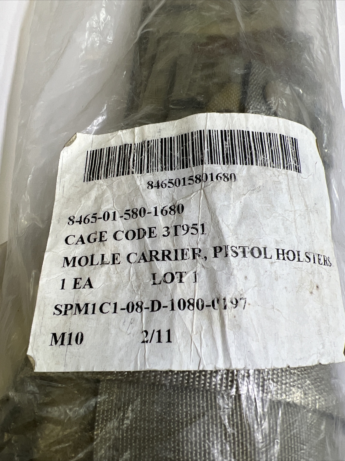 USGI MOLLE Pistolman Pocket Set OCP Multicam 4 9mm Mag Pouches Holster Extender