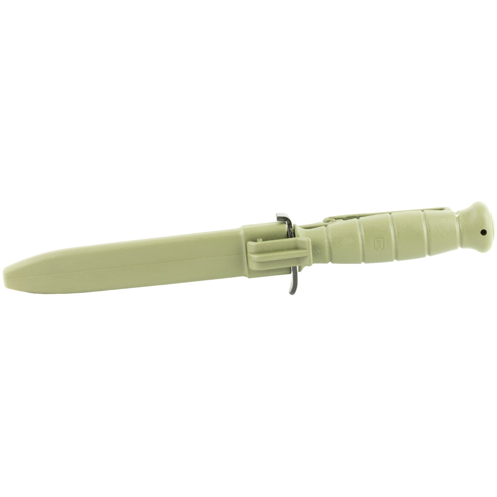 GLOCK OEM Field Fixed Blade Survival Knife with Saw & Sheath - Green (KG039181)