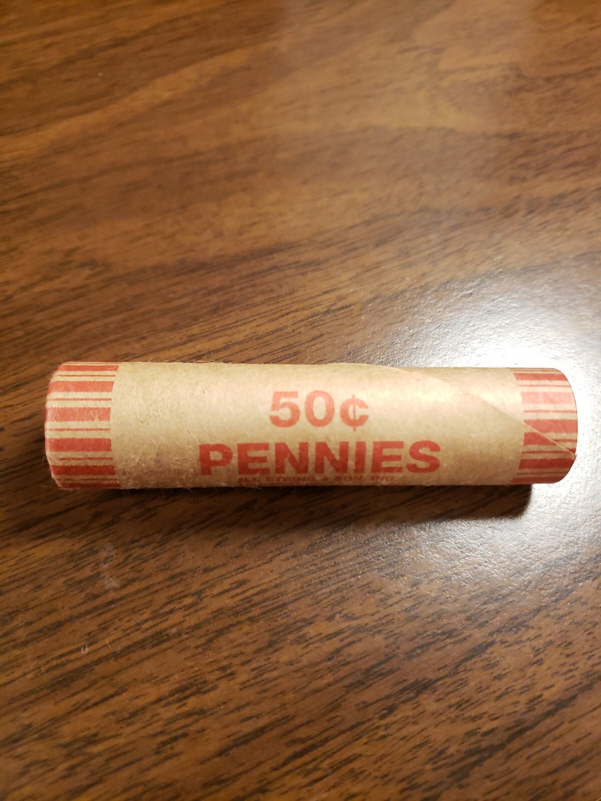 Wheat Cent Roll With Silver Mercury Dime & Indian Head Cent Ends Unsearched
