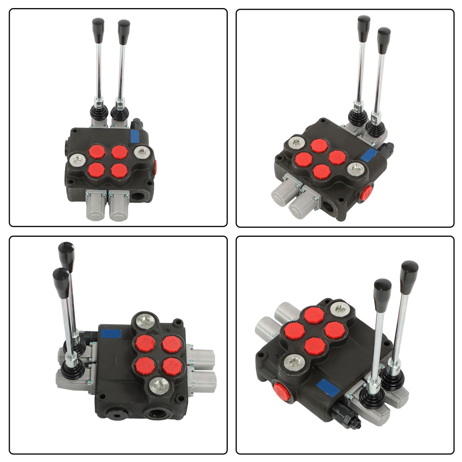 2 Spool Hydraulic Control Valve 32 GPM 3600PSI Open Center