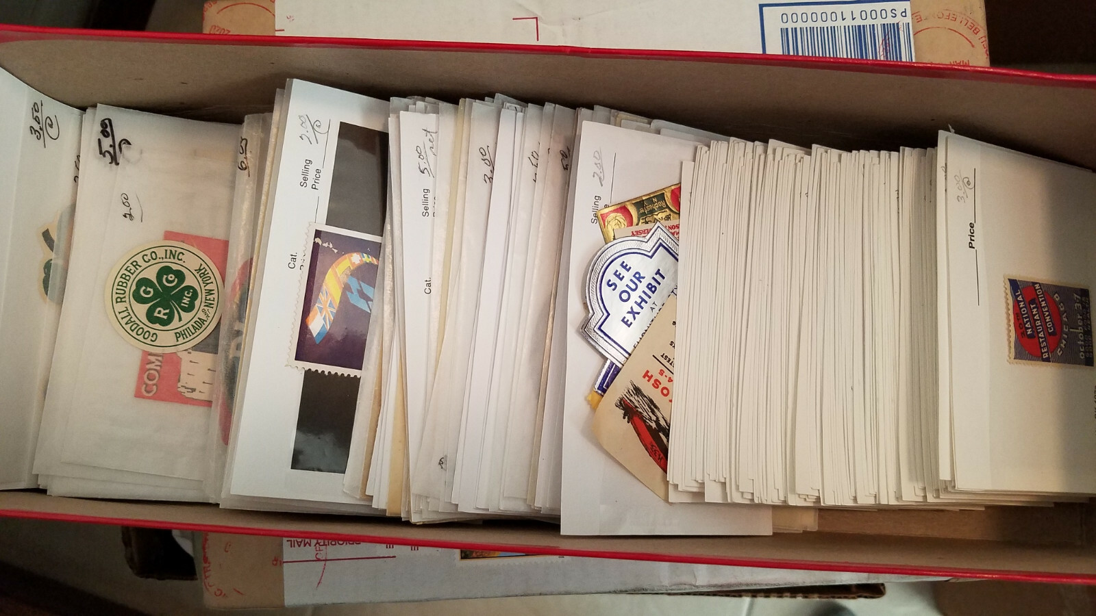 LOT OF 50 USA AND INTERNATIONAL POSTER CINDERELLA STAMPS FROM OLD SCHOOL HOARD