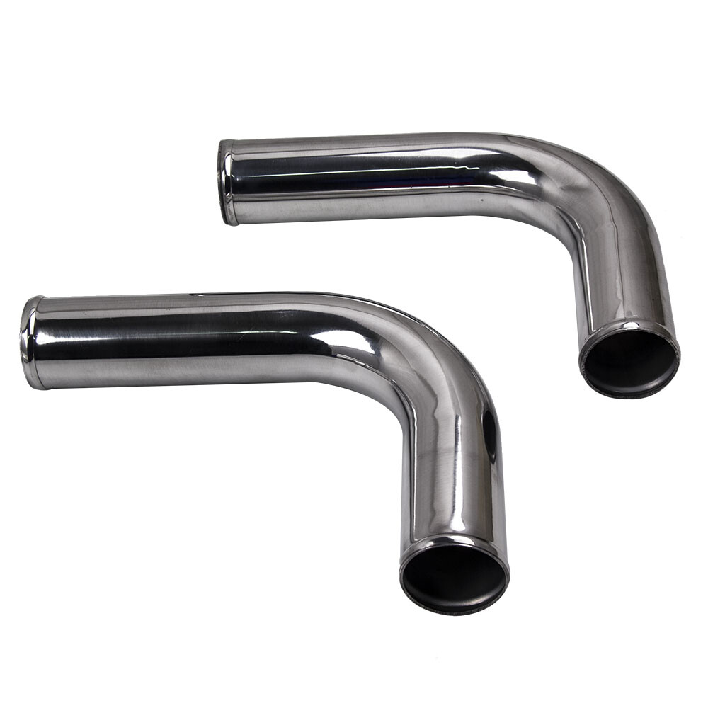 Universal Turbo Intercooler 27"x7"x2.5" & 2.5" Aluminum Pipe Tube & Couplers Kit