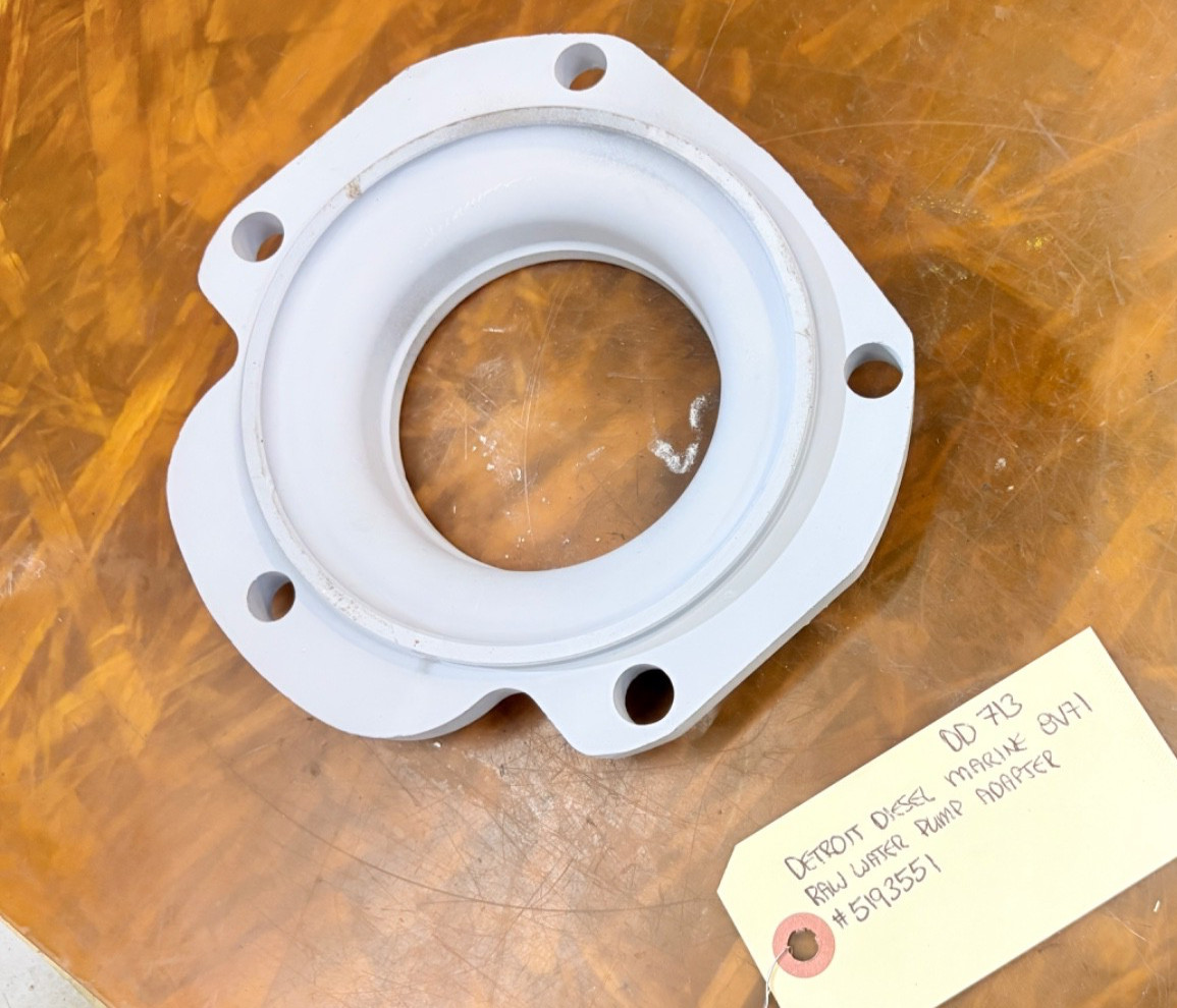 DETROIT DIESEL MARINE RAW WATER PUMP ADAPTER #5193551 8V71